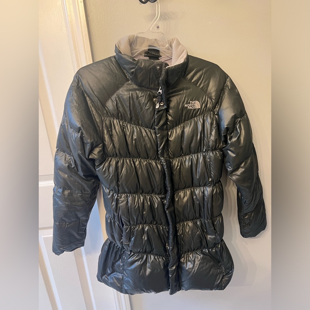 The North Face Gray Puffer Coat